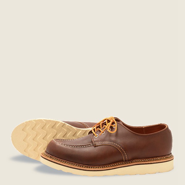 Red Wing Oxford Classic - Oro-iginal Leather - Brown - Mens XQF157493